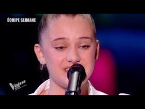 The Voice Kids demi-finale 2024 - Coline chante Peurs de Slimane