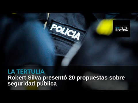 Robert Silva presentó 20 propuestas sobre seguridad pública