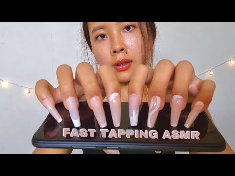 ASMR|FASTTAPPINGWITHLONG