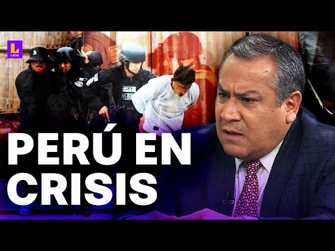 Gustavo Adrianzén: Perú tiene que enfrentarse a un crimen organizado transnacional