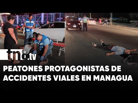 Managua: Un peatón muere arrollado frente a la UCA y otro provoca accidente en Rubenia - Nicaragua