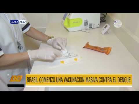 Brasil comenzó una vacunación masiva contra el Dengue