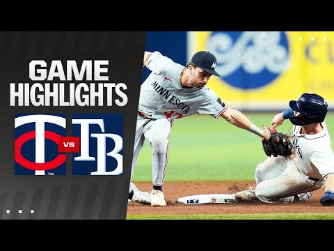 Twins vs. Rays Game Highlights (9/2/24) | MLB Highlights