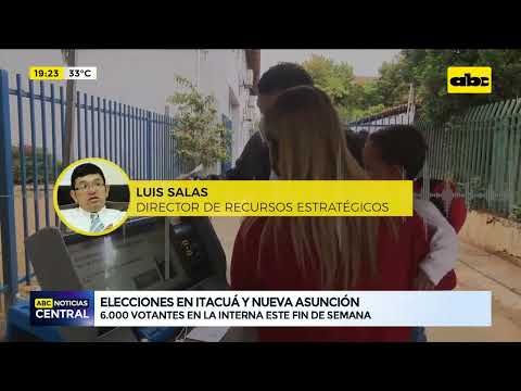 Elecciones municipales en Itacuá y Nueva Asunción