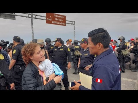 Tacna: Continúa la tensión en la frontera con Chile por la situación de los migrantes