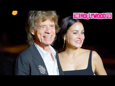 Mick Jagger & Baby Mama Melanie Hamrick Arrive At Louis Vuitton's 'Prelude To The Olympics' Event