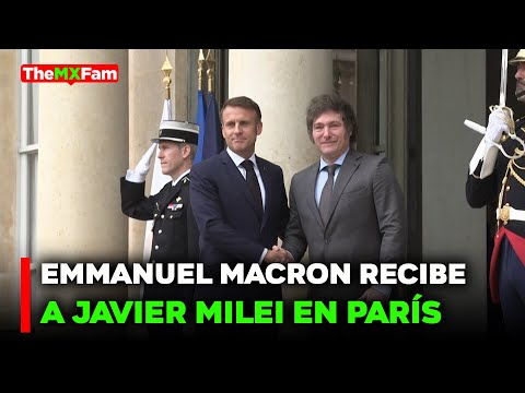 NOTICIAS | MACRON RECIBE A MILEI EN FRANCIA PESE A POLÉMICA POR CÁNTICOS RACISTAS | TheMXFam