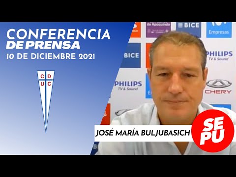 Conferencia de Prensa: José María Buljubasich / Universidad Católica