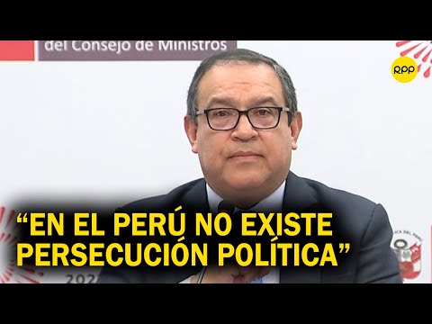 Alberto Otárola sobre declaraciones en México: En el Perú no existe ninguna persecución política