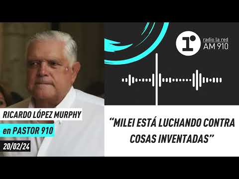 Ricardo López Murphy: Milei está luchando contra cosas inventadas