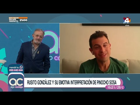 Algo Contigo - Rusito González y su emotiva interpretación de Pinocho Sosa