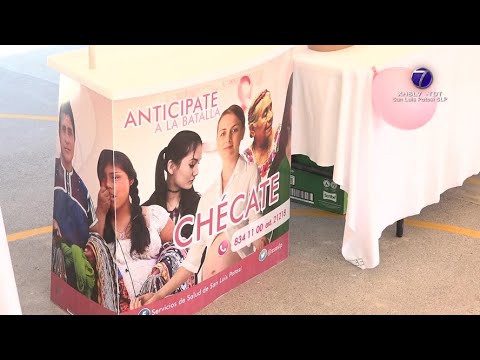 Arranca Sistema Municipal DIF campaña contra cáncer de mama, en Soledad de Graciano Sánchez.