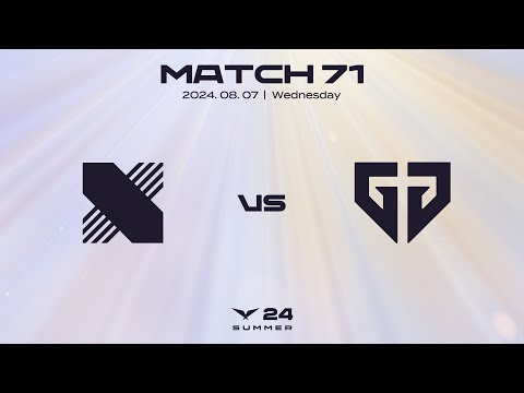 DRX vs. GEN | 매치71 하이라이트 | 08.07 | 2024 LCK 서머 스플릿