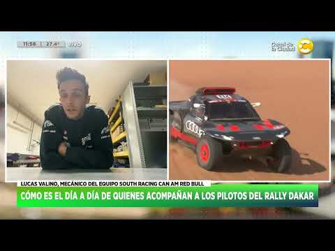 Lucas Valino - ¿Cómo es el día a día de quiénes acompañan a los pilotos de Rally Dakar?