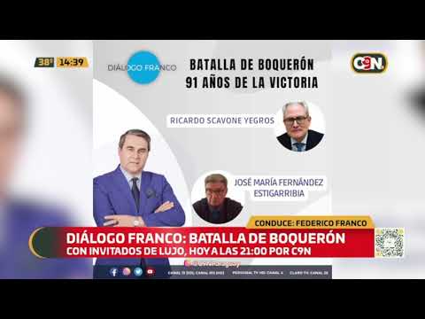 Diálogo Franco: Hablaremos sobre la Batalla de Boquerón