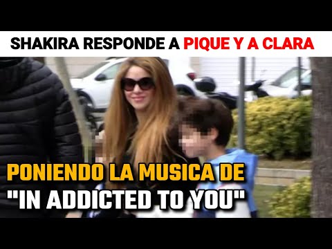 Shakira RESPONDE a la primera IMAGEN OFICIAL de PIQUÉ y CLARA CHÍA al ritmo de I'M ADDICTED TO YO
