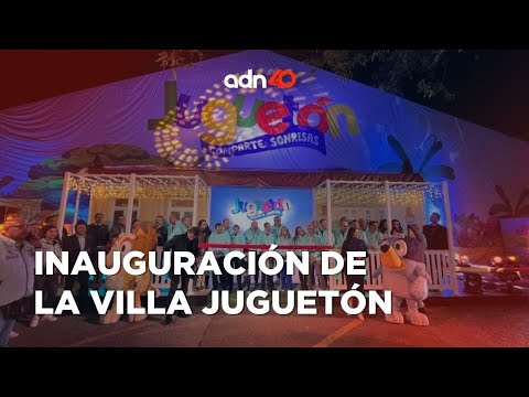 La navidad llegó a TV Azteca y con ello la inauguración de la Villa Juguetón