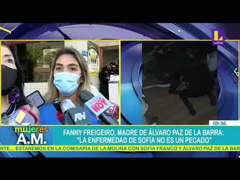 ? Madre de Álvaro Paz de la Barra: Él se solidariza con Sofía Franco por la agresión policial