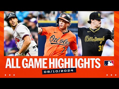 Highlights from ALL games on 8/10! (Matt Olsons 250th HR, Os first to 70 wins AND MORE!)