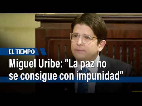 Miguel Uribe realizó fuertes puyas al presidente Gustavo Petro| El Tiempo