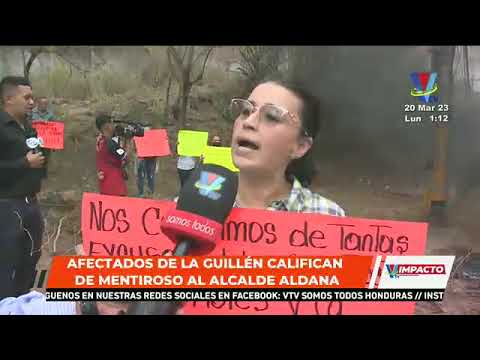 Tegucigalpa: Afectados califican de 'mentiroso' al alcalde Aldana
