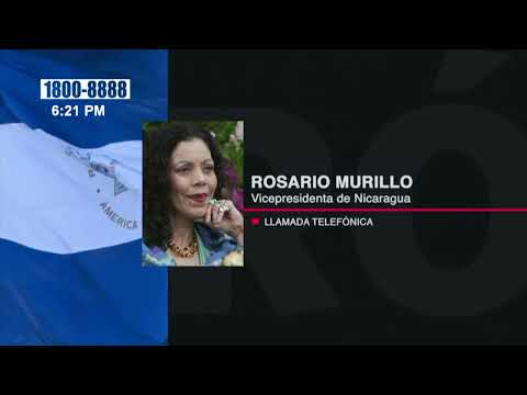 Mensaje de la Vicepresidenta de Nicaragua, Rosario Murillo