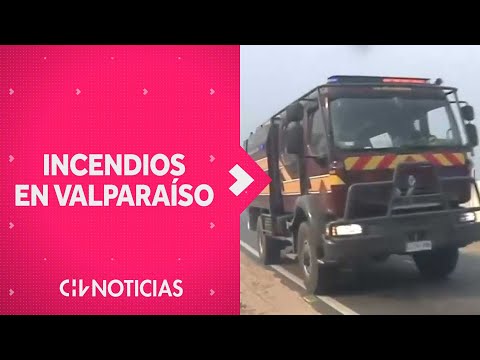 Por incendio forestal en Ruta 68, solicitan evacuar sectores de Patagual y Lo Hidalgo