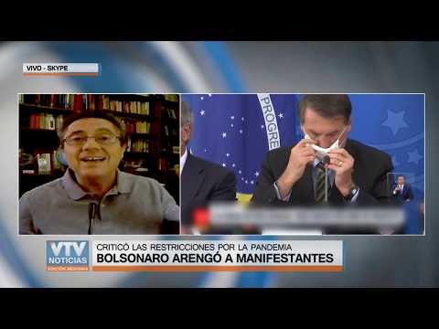 Claudio Fantini: Bolsonaro está saboteando las medidas del distanciamiento social