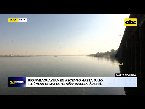 Río Paraguay irá en ascenso hasta julio