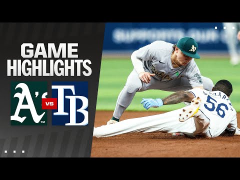 Athletics vs. Rays Game Highlights (5/30/24) | MLB Highlights