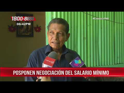 Posponen en Nicaragua la negociación del salario mínimo 2020  – Nicaragua
