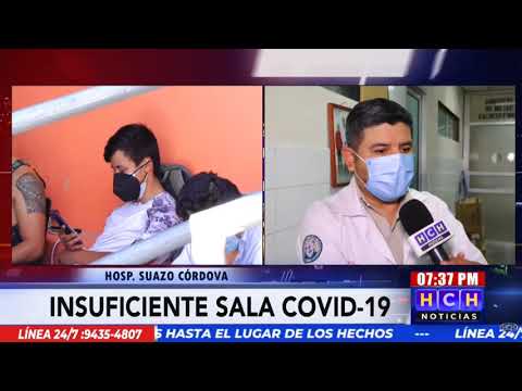 Sala Covid19 del Hospital Suazo Córdova colapsa ante aumento de casos