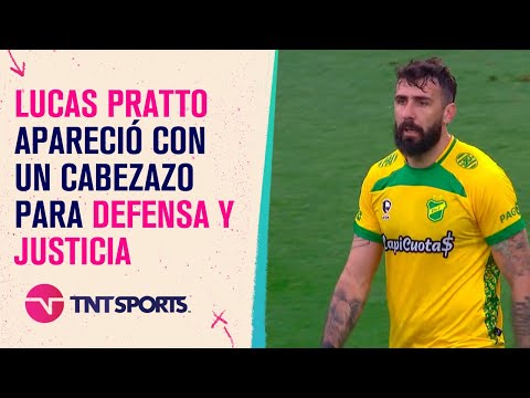 ¡Apareció el OSO #PRATTO! Metió un gran cabezazo para el primero de  #DefensaYJusticia ante #Tigre