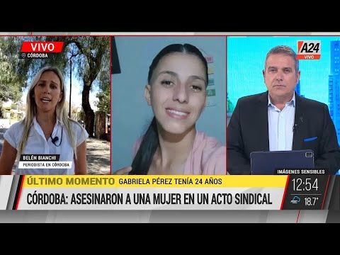 Córdoba, asesinaron a una joven mujer en un acto sindical
