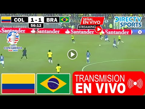 En Vivo: Colombia vs. Brasil, Ver Partido Colombia vs. Brasil Fecha 3 Copa América 2024 hoy resumen