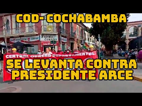 CENTRAL OBRERA COCHABAMBA PIDEN CONVOCAR CONGRESO DE LA CENTRAL OBRERA BOLIVIA PARA SACAR HUARACHI..