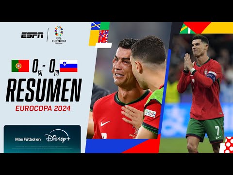 ¡CR7 FALLÓ UN PENAL, LLORÓ, SE REDIMIÓ Y AVANZÓ A CUARTOS! | Portugal 0-0 Eslovenia | RESUMEN