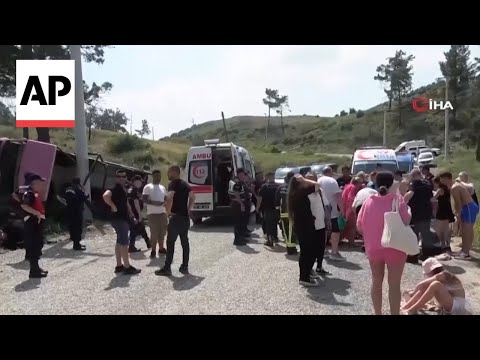A dozen Britons among injured after two vehicles collide in southern Turkey