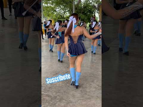 Banda Bicentenario de El Salvador #viral #baile #dance #shortshorts #shorts #cachiporristas