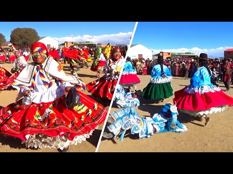 Impresionantes danzas ORIGINARIAS y FOLKÓRICAS aymaras del Cantón Gualberto Villarroel 2022 Bolivia