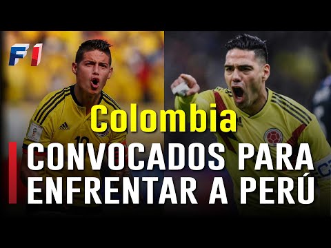 Colombia presentó lista de convocados para enfrentar a Perú y Argentina por Eliminatorias