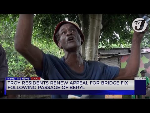 Troy Residents Renew Appeal for Bridge Fix Following Passage of Beryl | TVJ News