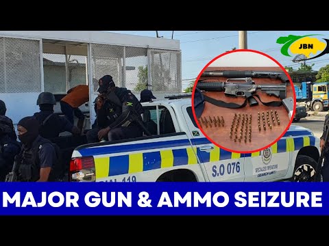 Nine Guns & 466 Rounds Of Ammo Seizure On Edward Seaga Highway/JBNN