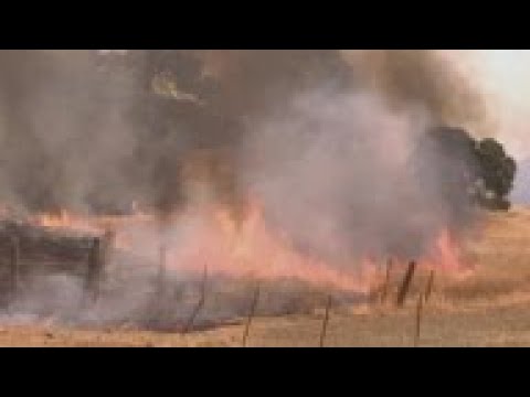 Crews battle wildfires across northern California
