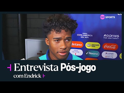 ESPERO QUE O POVO BRASILEIRO ESTEJA CONOSCO | ENTREVISTA PÓS-JOGO COM ENDRICK