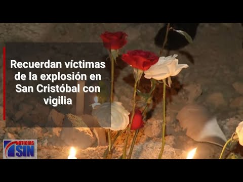 Recuerdan víctimas de la explosión en San Cristóbal con vigilia