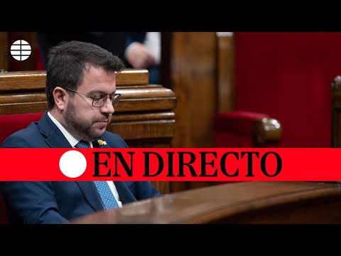 DIRECTO | Pere Aragonés anuncia elecciones en Cataluña