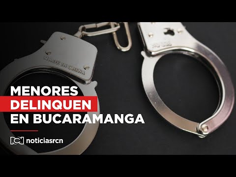 Crímenes y delitos en Bucaramanga están siendo cometidos por menores de edad