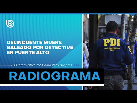 Delincuente MUERE BALEADO por detective en Puente Alto