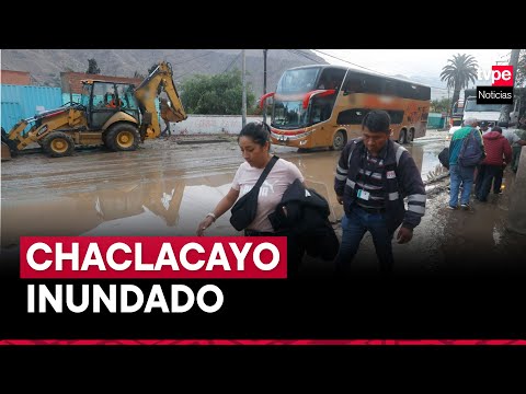 Chaclacayo: lluvias activan quebrada Huascarán y generan huaico